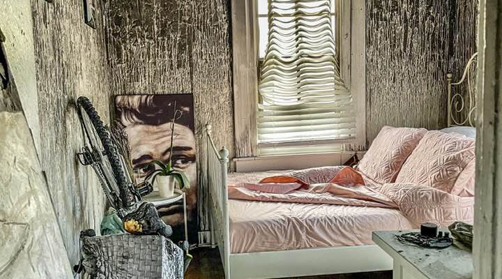 Bella’s Bedroom After the Fire